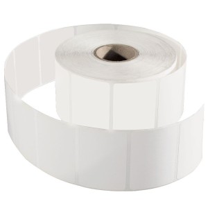 Valge skaala silt 58mm x 60mm südamikuga 40mm sildid rullis 700 Dore analoog