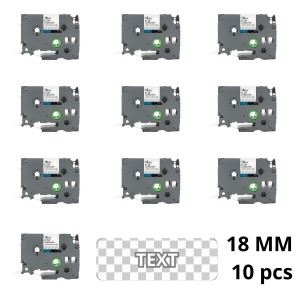 Brother TZe-145 TZe145 kleepkirjalint Dore analoog set 10 tükki