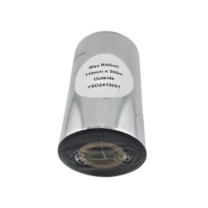 Wax 110mm x 300m Thermal Transfer Ribbon 25mm core