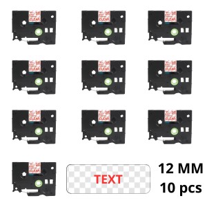 Brother TZe-132 TZe132 etikečių juosta kasetė Dore analoginė set 10 vienetų