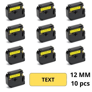 Brother M-K631BZ MK631BZ label tape Dore compatible set 10 pcs