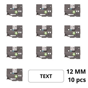 Brother HSe-231 HSe231 label tape Dore compatible set 10 pcs