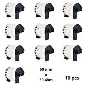 Brother DK-22223 DK22223 50mm x 30m термо рулоны этикеток Dore производитель, 10 шт