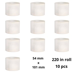 Seiko SLP-SRL Dymo 99014 label roll Dore compatible set 10 pcs