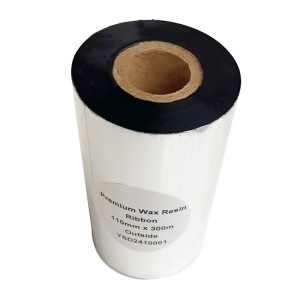 Wax-Resin 110mm x 300m Thermal Transfer Ribbon 25mm core