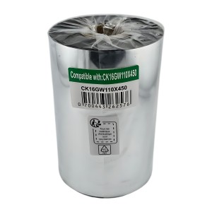 Wax 110mm x 450m Thermal Transfer Ribbon 25mm core