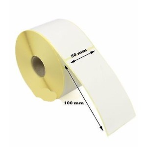 Thermal Labels 50mm x 100mm, 40 mm Core, 500 pcs roll
