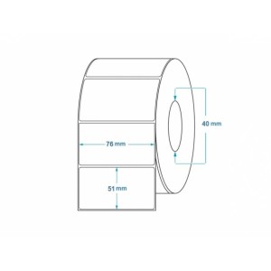 STARTSP 50mm x 25mm thermal label core 25mm labels in roll 1150 Dore Manufacturer