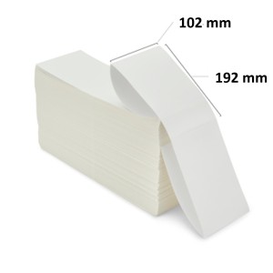 Термоэтикетки Z-FOLD 102mm x 192mm 2000 шт, комплект 3 шт