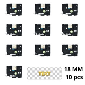 Brother Tze-144 TZe144 etikečių juosta kasetė Dore analoginė set 10 vienetų