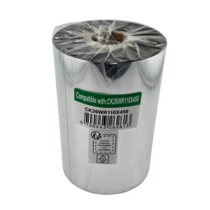 Wax-Resin 110mm x 450m Thermal Transfer Ribbon 25mm core