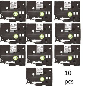 Brother TZe-FX221 TZeFX221 label tape Dore compatible, 10 pcs