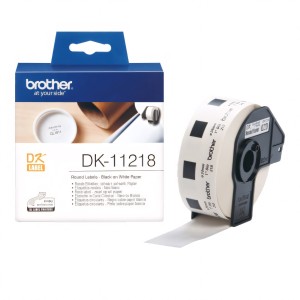 Brother DK-11218 DK11218 24mm термо рулоны этикеток