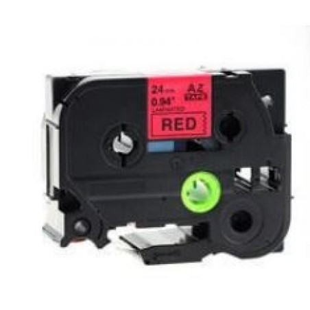 Dofe analog printeri label Brother TZ-451 TZ451 TZe-451 TZe451 Black on Red