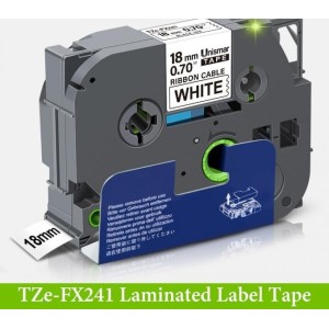 Brother TZe-FX241, TZeFX241, printer labelkassette, Dore analoog