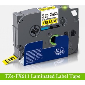 Brother TZe-FX611 TZeFX611 label tape Dore compatible